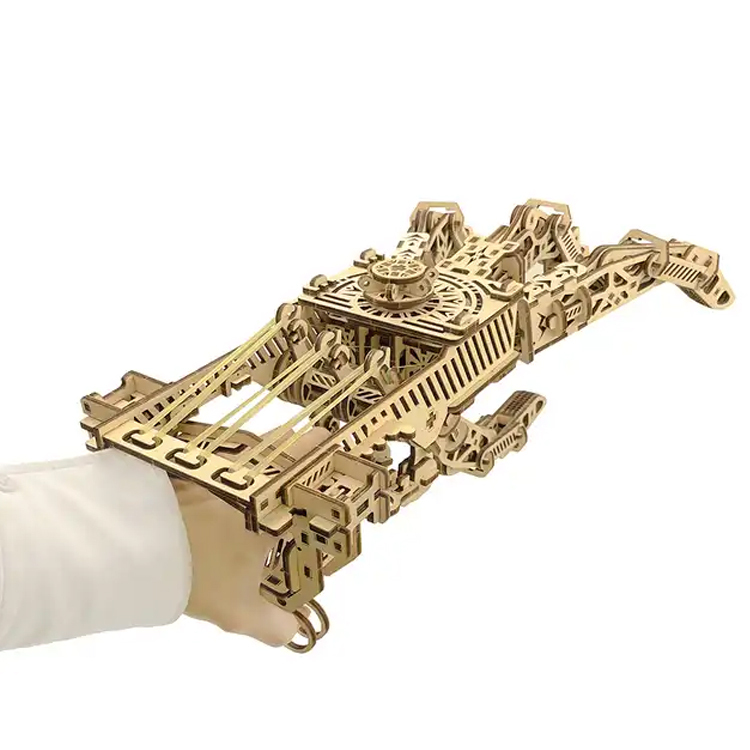 UGEARS Mini Helicopter - Kit de Construction de Puzzle en Bois 3D