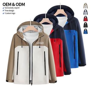 Veste de trekking sur mesure, technologie hydrofuge, randonnée en plein air, coupe-vent, respirante, approvisionnement mondial, manteau durable - Product Image 2