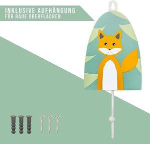 Nouveauté pour enfants crochets muraux en bois crochets animaux pour porte pépinière <span class=keywords><strong>chambre</strong></span> décor à la maison décoratif enfants cintre crochets - Product Image 5