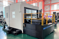 HME63D Fraiseuse CNC à usage moyen Centre d'usinage horizontal à broche unique Système de contrôle Fanuc Multifonctionnel BT50