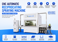 Machine de pulvérisation de revêtement de surface automatique UV/à base d'eau/AC/PU, pompe moteur, roulement, facile à utiliser, moteur 15KW, engrenage