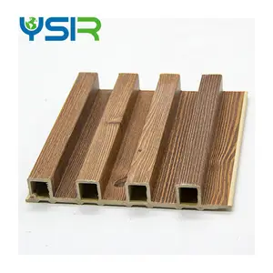 中国延森WPC室内墙板160x24mm(A): 优雅的室内设计，采用耐用的木塑复合材料
