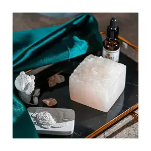 SHIHUI Customized White Onyx Scented Essential Oil Diffuser Natural Ethical Cruelty-Free Products Scented Stones