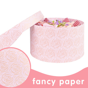 Yiyu Factory Price Custom Floral Print Rigid Cardboard <strong>Box</strong> <strong>for</strong> Rose <strong>Bouquet</strong> Jewelry Rounded Flower Gift <strong>Box</strong> Valentine's Day - Product Image 3