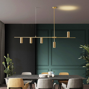 <span class=keywords><strong>Lampadario</strong></span> <span class=keywords><strong>a</strong></span> Striscia Lunga Moderno Nordico Minimalista Creativo per Sala da Pranzo e Isola della Cucina - Product Image 1
