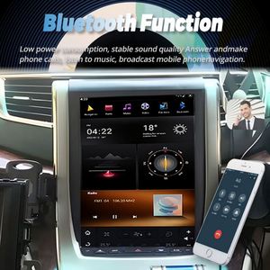 Radio de Coche con Pantalla Vertical Android 11 de 12.1 Pulgadas para Toyota Alphard Vellfire Serie 20 2010, Reproductor Multimedia para Coche con Carplay, Reproductor de Video, GPS - Product Image 6