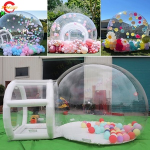 Tente à bulles <span class=keywords><strong>gonflable</strong></span> de 4m avec anneau, tente <span class=keywords><strong>gonflable</strong></span> écologique et souffleur d'air pour les séjours pittoresques et luxueux. - Product Image 6