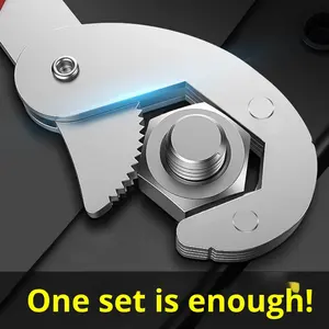 Ensemble d'outils de <span class=keywords><strong>clé</strong></span> <span class=keywords><strong>à</strong></span> molette multifonctionnelle réglable pour la maison avec <span class=keywords><strong>clé</strong></span> <span class=keywords><strong>à</strong></span> tuyau et <span class=keywords><strong>clé</strong></span> <span class=keywords><strong>à</strong></span> molette Fabriqué en Chine - Product Image 3