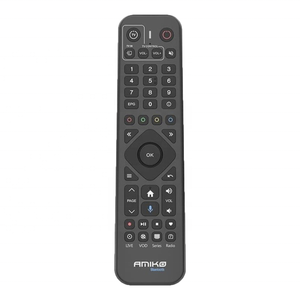 Hostrong Factory OEM ODM Voice <span class=keywords><strong>Amiko</strong></span> BT Télécommande pour A9 Green + A9Z BLU A11 Series <span class=keywords><strong>Android</strong></span> TV Box Support Personnalisation - Product Image 1