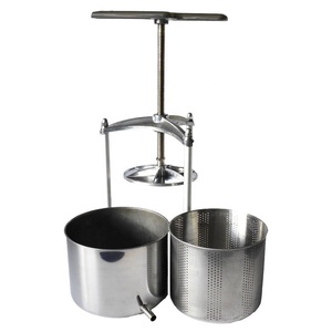 Presse à raisin manuelle artisanale 6L / Machine à presser le <span class=keywords><strong>miel</strong></span> et les fruits / Machine à presser le lard à la main - Product Image 1