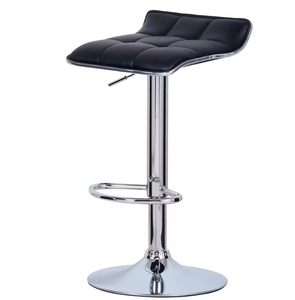 Meubles de salle à manger Chaises de <span class=keywords><strong>bar</strong></span> design en métal Tabourets hauts Chaises rembourrées Tabourets réglables pour la cuisine - Product Image 3