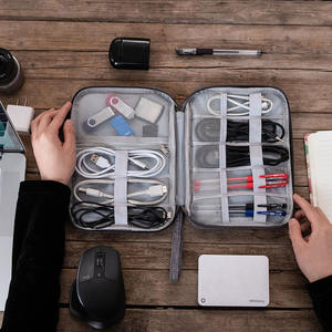 Cargador USB portátil Cable <span class=keywords><strong>de</strong></span> viaje Accesorios electrónicos Estuche organizador para Digital Gear Camera Bags Motor <span class=keywords><strong>de</strong></span> búsqueda mejorado - Product Image 2