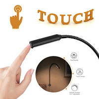 Lampe de lit de lecture USB LED à col de cygne pour hôtel, lampe de Table de lecture intérieure, DC 12V, 2700K, 3000K, 4500K
