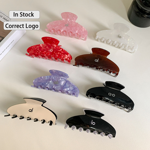 Fermagli per capelli DongDong con logo, stile europeo e americano, fermagli grandi all'ingrosso, accessori per capelli in acetato di cellulosa - Product Image 2