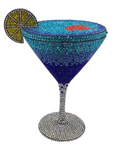 Sac à main tendance 2025 pour femmes, pochette en strass <span class=keywords><strong>Martini</strong></span>, nouveau gobelet à cocktail, sac à main de soirée incrusté de diamants - Product Image 3