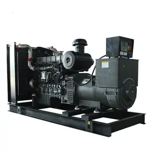 Generador de energía diésel 250KVA, 200kw, a precio de China, funciona con motor SDEC SC9D340D2 y generador famoso