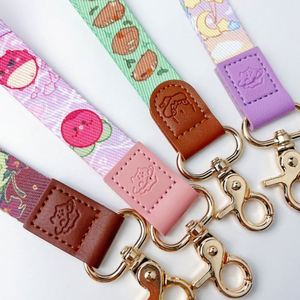 Lanière de poignet en cuir personnalisée par sublimation pour clés, pour enseignants - Product Image 2