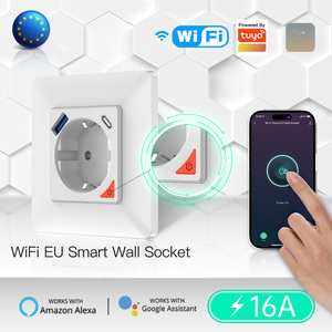 Wifi kích hoạt thông minh Power Strip EU cắm, 1USBA + 1typc cửa hàng, điều khiển bằng giọng nói, CE chứng nhận, bảo vệ quá tải cho nhà văn phòng - Product Image 2