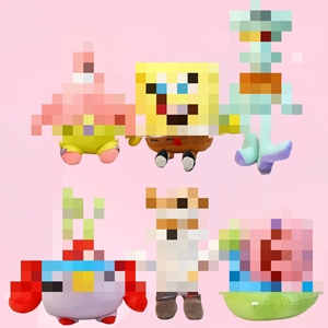 Peluches <span class=keywords><strong>Bob</strong></span> l'éponge de 20 cm (8 pouces) pour enfants, personnages de dessins animés, jouets pour machine à griffes, cadeaux promotionnels en gros - Product Image 5