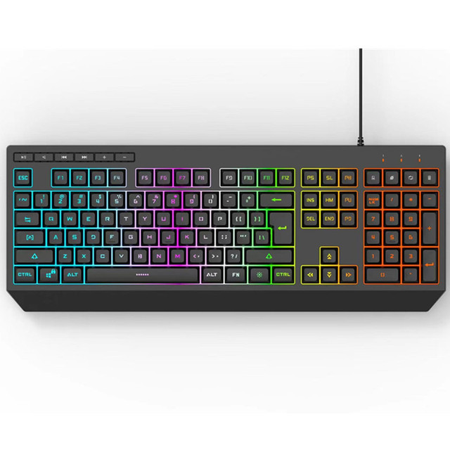 Wireless Gaming Keyboard LED Backlight Built-in Lithium Battery Wireless Gaming Keyboard