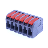 Connecteur rapide compact fil-fil 222-2604 pour boîte de jonction et câblage industriel, connecteur de raccordement réutilisable 32A