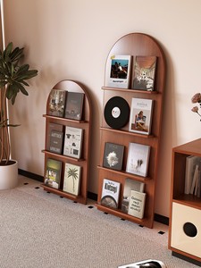Étagère d'angle antique couleur <span class=keywords><strong>teck</strong></span> avec étagères <span class=keywords><strong>en</strong></span> buis, murale, pour salon, chambre à coucher, chevet, <span class=keywords><strong>en</strong></span> bois massif - Product Image 4