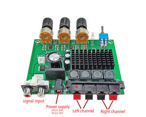 TPA3116D2 цифровой усилитель плата 2*80 Вт Двухканальный аудио усилитель модуль высокой мощности XH-M570 модуль - Product Image 3