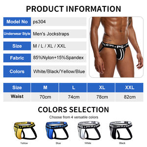 Sous-vêtements de sport <span class=keywords><strong>pour</strong></span> hommes, jockstrap respirant en maille, taille mi-haute, confortable, <span class=keywords><strong>pour</strong></span> athlètes - Product Image 3