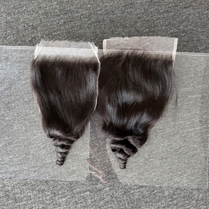 Vente en gros de fermetures en dentelle HD vietnamiennes 5x5 6x6 Loose Wave, 10-22 28mm, 100% cheveux humains vierges pré-épilés pour la fabrication de perruques - Product Image 5