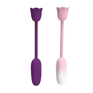 Portable <b>Remote</b> App <b>Controlled</b> Egg-Shaking Climax Stimulation 9-frequency Dual-head <b>Vibration</b> Rose Love Egg - Product Image 2