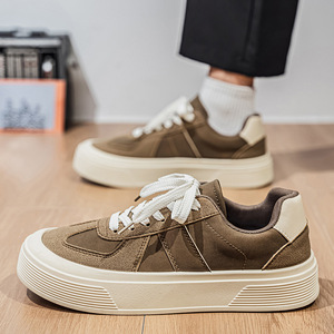 Mesh Lace-Up Running <b>Shoes</b> Men 2025 Winter New Style Thick-Soled Wear-Resistant High-End Feel <b>Work</b> Lightweight Casual Trendy - Product Image 4