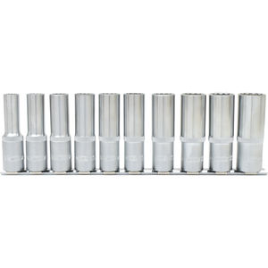 10pcs 1/2 \ "Long Socket Set 12 Pans Douilles Jeu Produit Durable et Polyvalent - Product Image 1