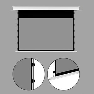 84 " - 150" ánh sáng xung quanh từ chối alr Trần lõm Màn hình máy chiếu có động cơ với Tab-tensioned - Product Image 5