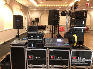 2-Way Coaxial 10-Inch Active Powered Mini Line <strong>Array</strong> Speaker Full Set Sound <strong>System</strong> for Church and Other Audio Applications - Product Image 6