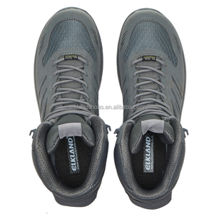 Botas Tácticas para Hombre, Corte Medio, Zapatos para Exteriores, Parte Superior de Nubuck Artificial Personalizada, Antideslizantes, Transpirables, Ligeras y Cómodas - Product Image 3