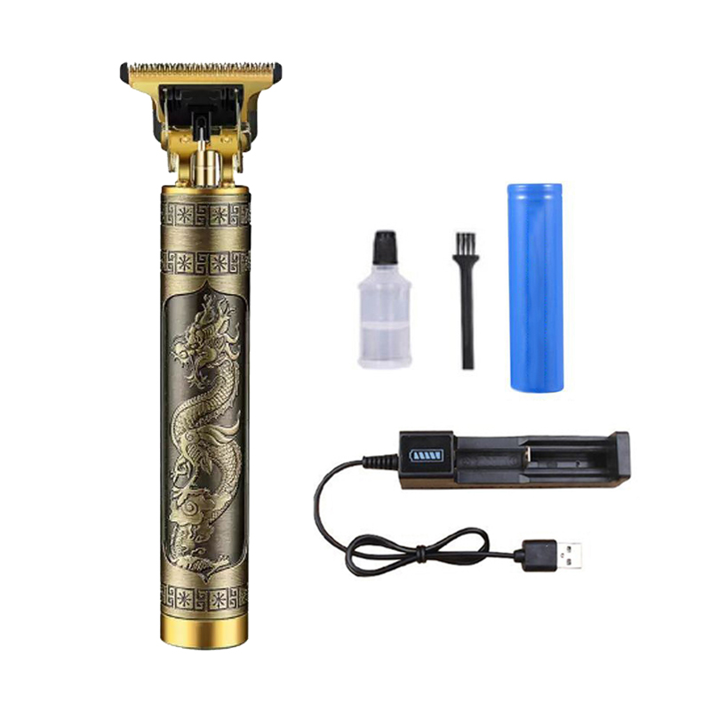 Профессиональные винтажные машинки для стрижки волос и триммер t9 dragon darling, набор беспроводных аккумуляторов и бритвы для мужчин