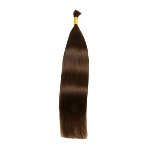 Extensiones de cabello humano Cabelos sin procesar ruso FH, cabello virgen indio recto sin trama, cabello trenzado humano a granel - Product Image 5