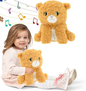 Interaktive kuschel ige Katze Kuscheltier Spielzeug Benutzer definierte singende Musik sprechendes Spielzeug Elektronisches Plüsch tier für Kinder - Product Image 3