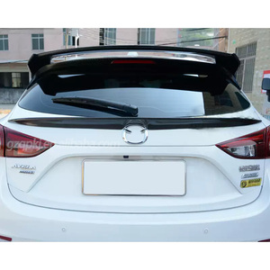 Spoiler Centrale in Fibra di Carbonio per <span class=keywords><strong>Mazda</strong></span> <span class=keywords><strong>3</strong></span> Axela 14-19, Alettone per Bagagliaio <span class=keywords><strong>Hatchback</strong></span> <span class=keywords><strong>Mazda</strong></span> <span class=keywords><strong>3</strong></span> - Product Image 2
