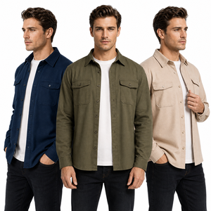 Camisa de Trabajo ICO Vintage <span class=keywords><strong>Dante</strong></span> para Hombre, Camisa de Manga Larga con Botones, Estilo Casual, Personalizable con Logotipo, Venta al Por Mayor - Product Image 1