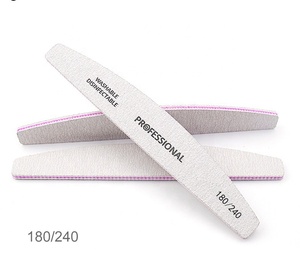 Limas de <span class=keywords><strong>uñas</strong></span> profesionales, limas gruesas de papel de <span class=keywords><strong>lija</strong></span> grises <span class=keywords><strong>para</strong></span> salón de belleza, herramientas de arte - Product Image 2