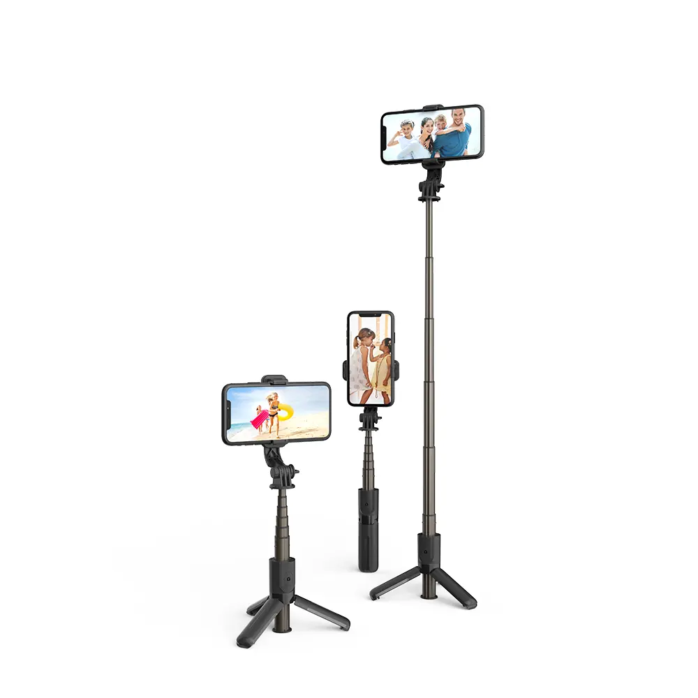 L10 telecomando Mini Selfie Stick treppiede 3 in 1 pieghevole monopiede palmare Desktop stabilizzatore cardanico per IOS Android