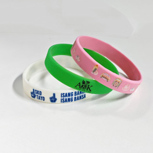 ออกแบบโลโก้ธงชาติปาเลสไตน์ตามสั่ง สายรัดข้อมือซิลิโคน สายรัดข้อมือยางสำหรับโปรโมชั่น - Product Image 3