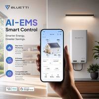 Kit solaire pour balcon BLUETTI prêt à l'emploi avec compteur intelligent à tarification dynamique EMS alimenté par l'IA, compatible Shelly, Google Home, Alexa