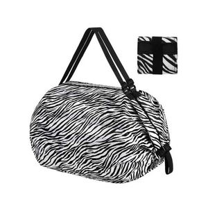 Sac de courses pliable de grande capacité, sac de voyage pratique, sac à main en nylon épais, sac de rangement lavable et réutilisable - Product Image 2