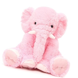 Vivero habitación cama decorativo azul juguetes de peluche de elefante de peluche de felpa animales de peluche juguetes animales - Product Image 3