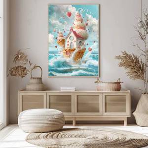 Kit de Arte Mural de Animales del Paisaje Americano Pintado a Mano, Estilo Japandi, Pintura de Diamantes con Cristales de Gemas para Niños - Product Image 6