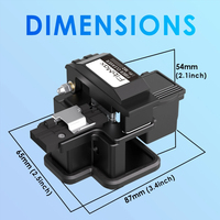 FibMax Fi-102 Fiber Optic High Precision Cleaver Cable Cutting Knife Cleaver Automatic Return Cutting Tool FTTH FTTX Backbone