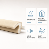 Bande d'étanchéité en PU flexible en mousse de polyuréthane pour portes et fenêtres, joint d'étanchéité pour protection des joints de cadre, vente en gros, OEM