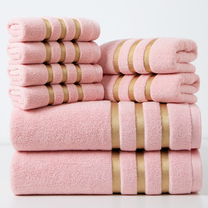 Set di Asciugamani in Cotone 100% Multicolore per Hotel di Lusso, Spa e Bagno - Product Image 4